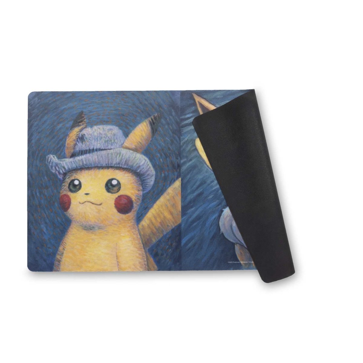 Pokémon Center × Van Gogh Museum: Pikachu & Eevee Inspired by Vincent's Self-Portraits Playmat