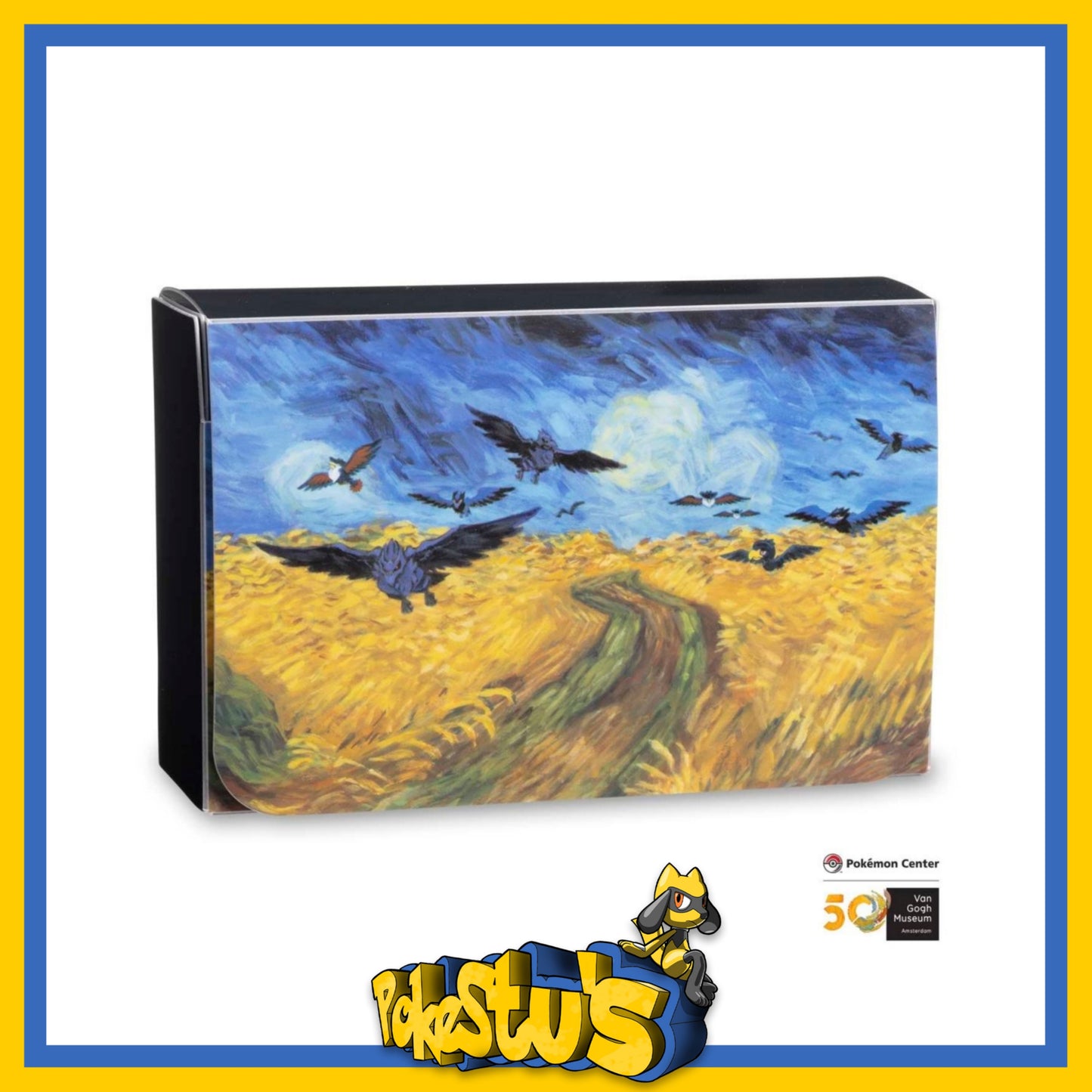 Pokémon Center × Van Gogh Museum: Corviknight Inspired by Wheatfield with Crows Double Deck Box