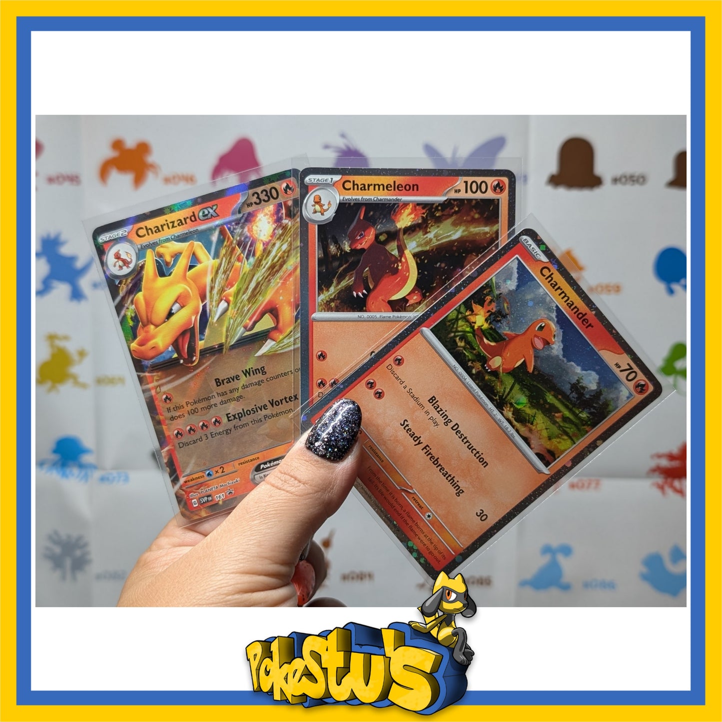 Charizard EX SVP 161 Promo Set from Pokemon Super Premium Collection