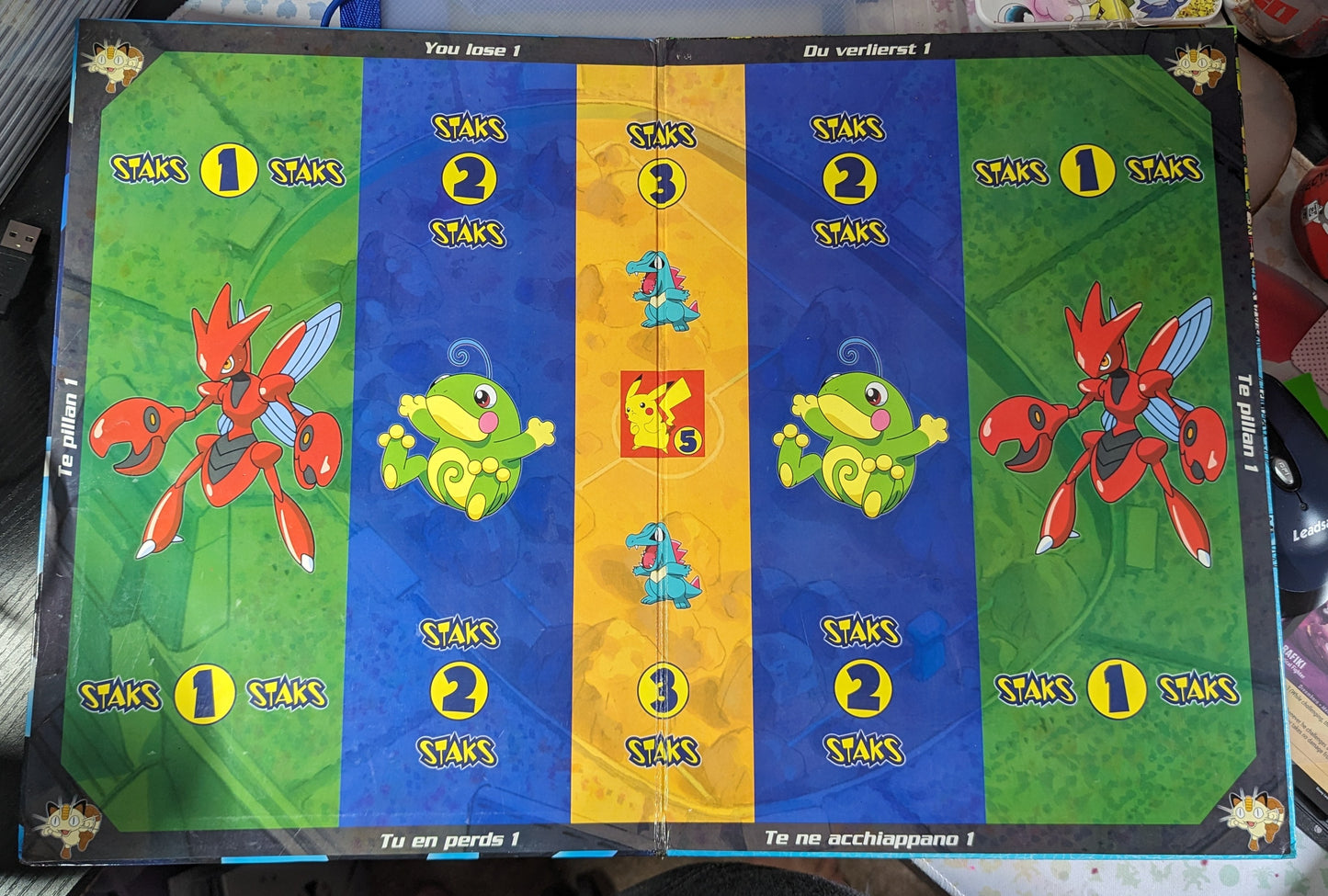 Pokemon Staks Johto League Champions Panini 2002 Magnets & Collectors Folder