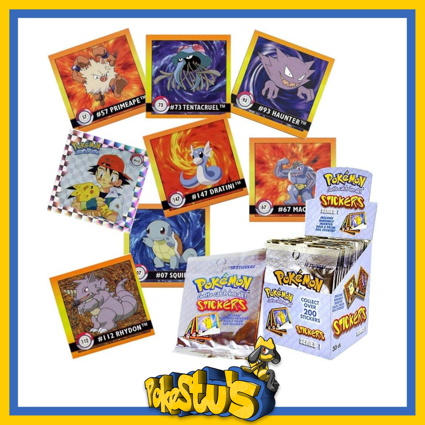 Series 1 - 1991 Pokémon Stickers