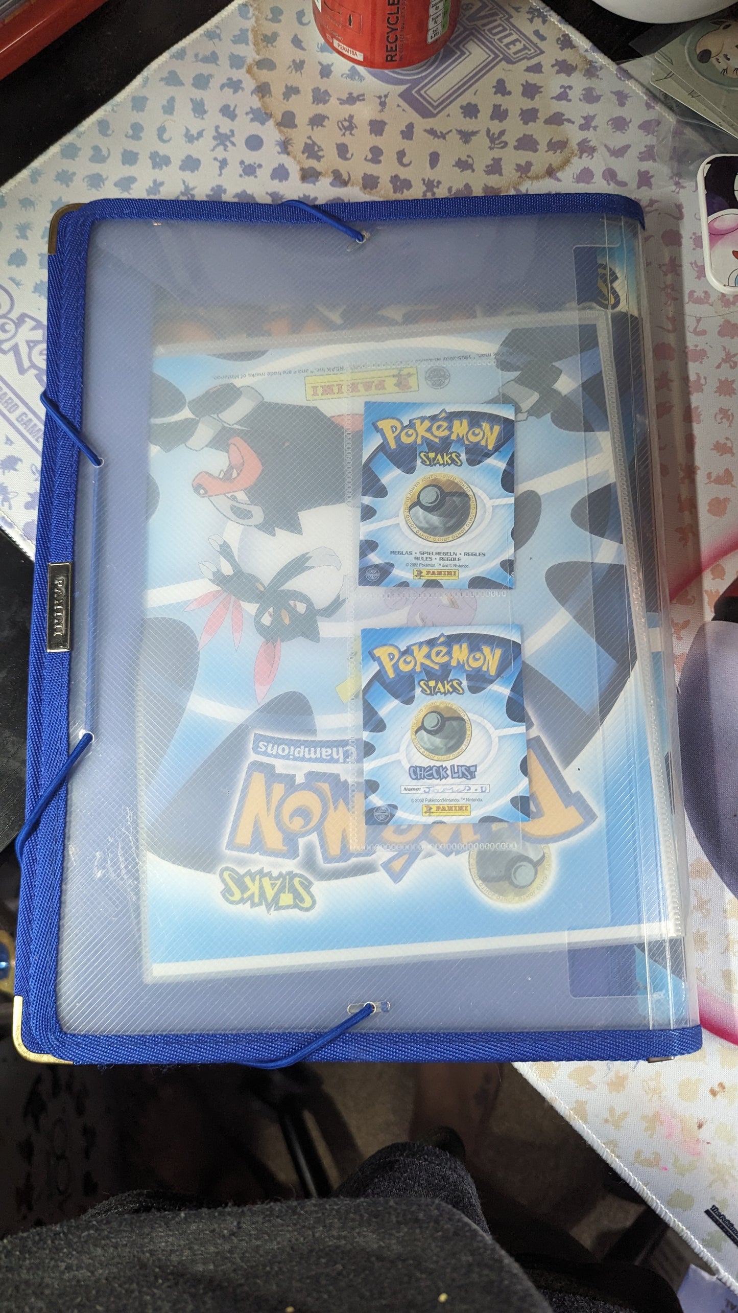 Pokemon Staks Johto League Champions Panini 2002 Magnets & Collectors Folder